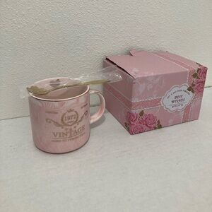 Not A Day Over Fabulous Limited Editon 1972 Pink Marble Mug Gold Color Rim